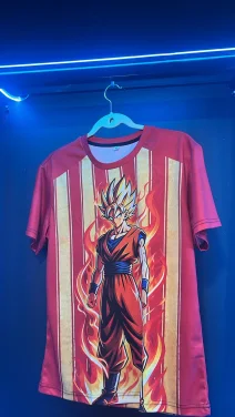 Camiseta Dragon Ball Z Goku Dorsal 7